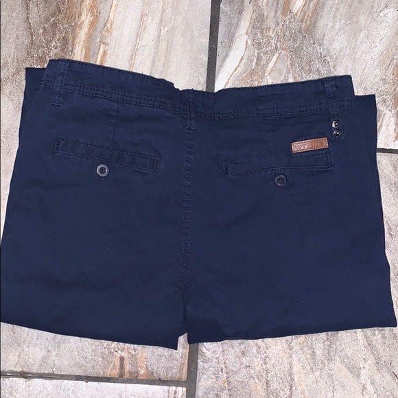 Men’s Blue Skinny Straight Leg Pants - Picture 6 of 10